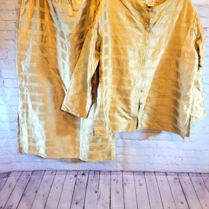 Megan Raw Silk Two Piece Suit